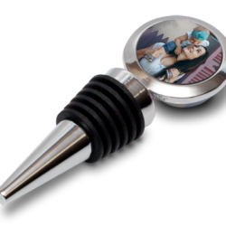 Chrome Bottle Stopper  – Round